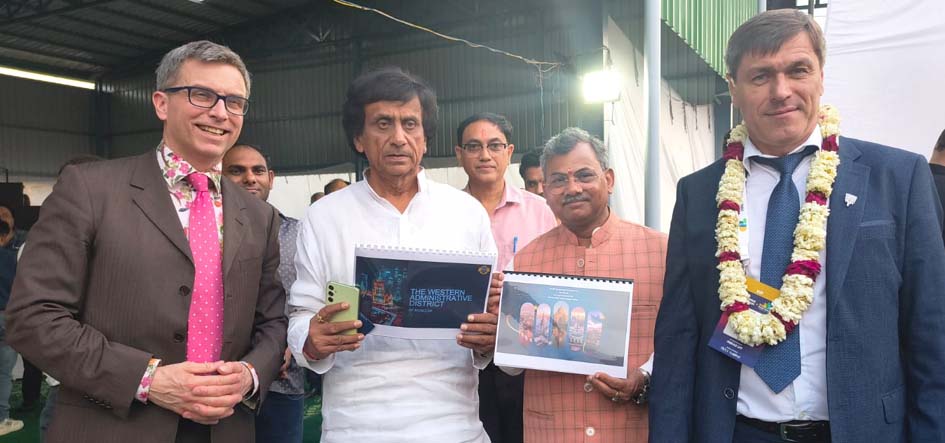 Mayor Dr. Ajay Kumar shares smart vision with Russian delegation