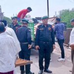 The enforcement team took action on Rakesh Cinema Road.