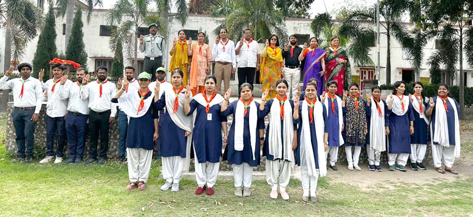 Bharat Scout and Guide training camp begins at J.V. Jain College
