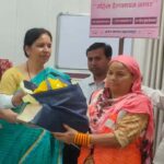 Women sanitation workers honored under Mission Shakti, Municipal Corporation boosted their morale by providing safety kits