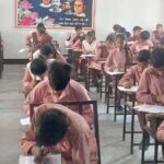 Class wise winners hoisted the flag in the development block level Science Olympiad.