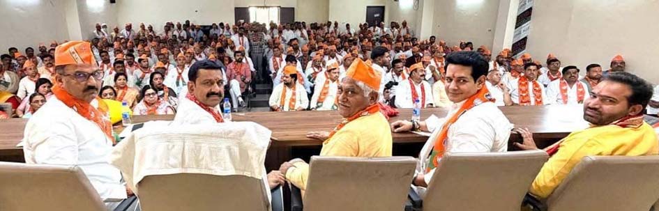 Welcome to the newly appointed office bearers at the BJP office