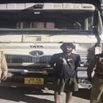 Joint action by police and revenue team, two overloaded dumpers seized