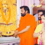 Celebration of Maa Baglamukhi's birth anniversary in Radha Vihar