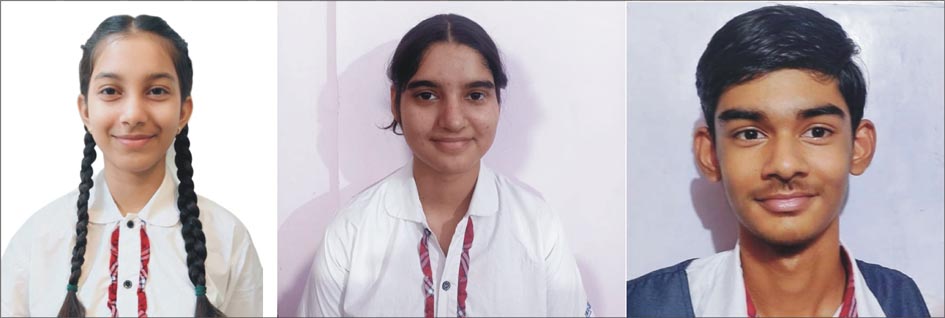 Parth Saini topped the exam with 484 marks.