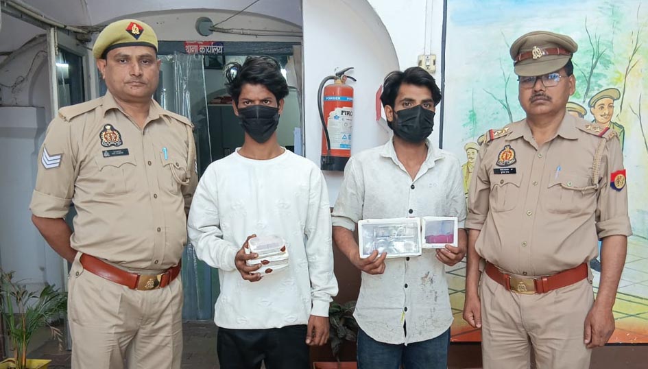 Two notorious thieves arrested for stealing from a house