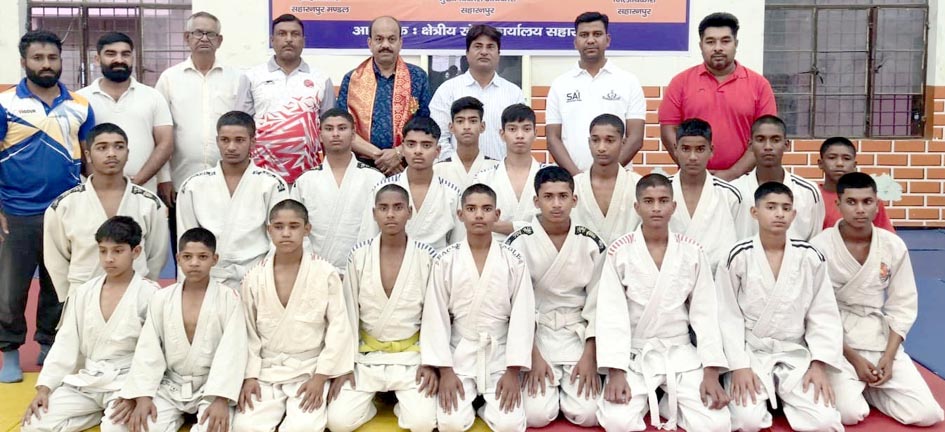 State level Judo training camp begins at Ambedkar Stadium, players from 15 divisions take part