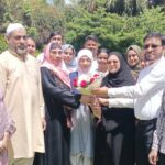 Hadiya of New Era Academy became the district topper of CBSE 10th