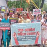 Women from Behat staged a gherao of MP Imran Masood's residence.