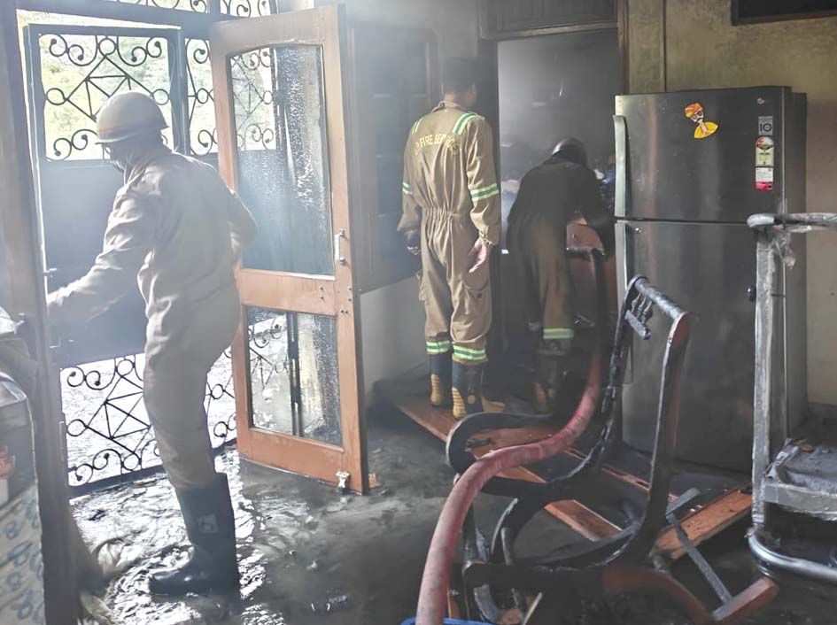 Massive fire broke out at two different places