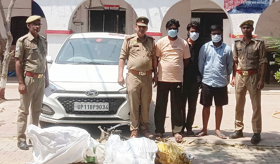 Three vehicle thieves arrested and sent to jail