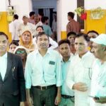 Homeless villagers protest at the Collectorate