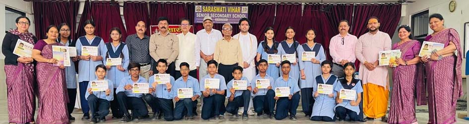 Verses from the Ramayana Resounded at Saraswati Vihar School.