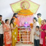 The grand conclusion of the 11-day Khatu Shyam Palki Yatra, rest was given in the temple.