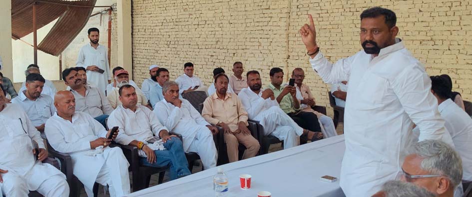A three-hour-long marathon meeting was held at the district office, and responsibilities were assigned to Block and Mandal Presidents.