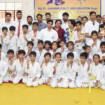Grand closing ceremony of district judo competition, winners honored