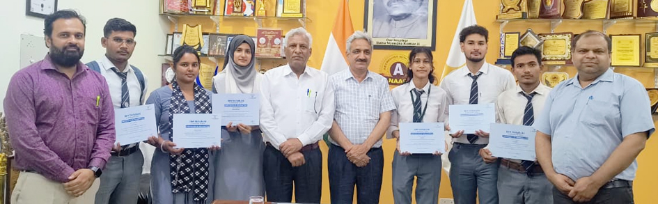 Shobhit University students achieve A-plus grade in IBM SkillsBuild IT course