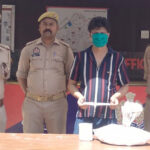 Smuggler arrested with illegal liquor and knife