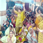 The devotees were moved by the conversation between Kapil Muni and Devahuti and the incident of devotee Dhruva.