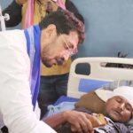 Lalwala Clash: MP Chandrashekhar Arrives at District Hospital, Inquires About the Condition of the Injured