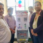 Chief Development Officer inaugurated the water cooler in Vikas Bhawan.