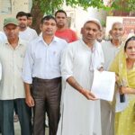 Protest Against Drain Construction and Road Widening