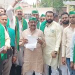 BKU (Rakshak) submitted a memorandum to the District Magistrate regarding outstanding sugarcane payments and issues related to toll plazas.