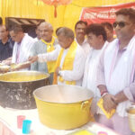 Soft drink distribution and 'Maa Annapurna Bhandara' camp organized.
