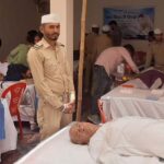 Blood donation camp organized at Sant Nirankari Satsang Bhawan.