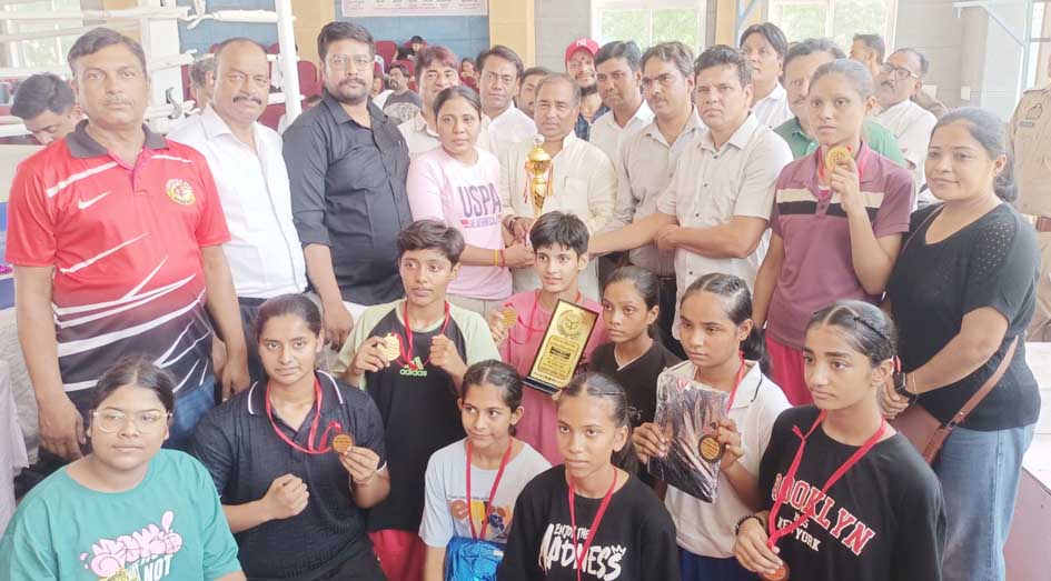 Sub-Junior Girls' Boxing Championship: Meerut Division crowned champions; Javika named Best Boxer.
