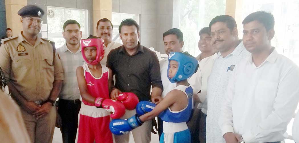 Makabaldugan a umpisa ning state-level sub-junior boys' boxing championship.