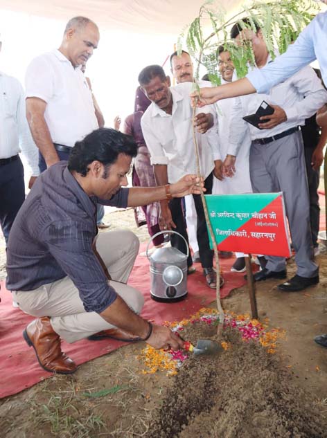 Along with tree plantation, conservation is also necessary: ​​MLA Devendra Nim