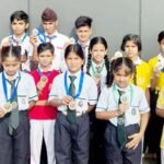 Montfort School students shine at the district-level inter-school rope skipping competition.