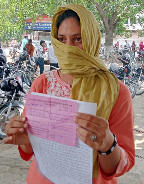 Widow accuses in-laws of evicting her and usurping property.