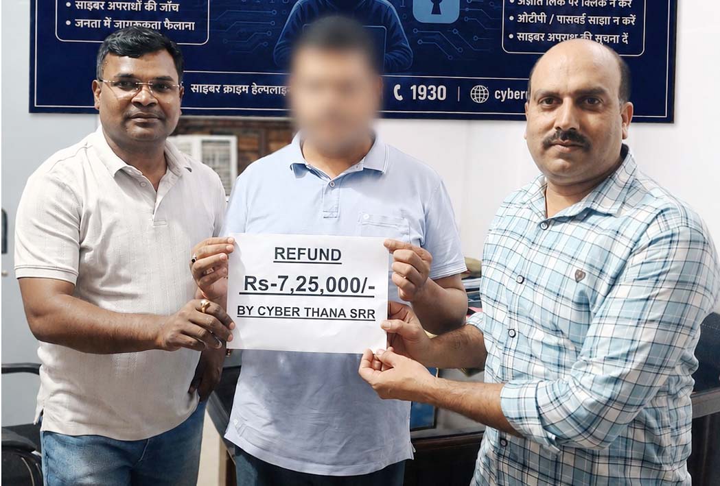 Helped a merchant recover ₹7.25 lakh lost to fraud.