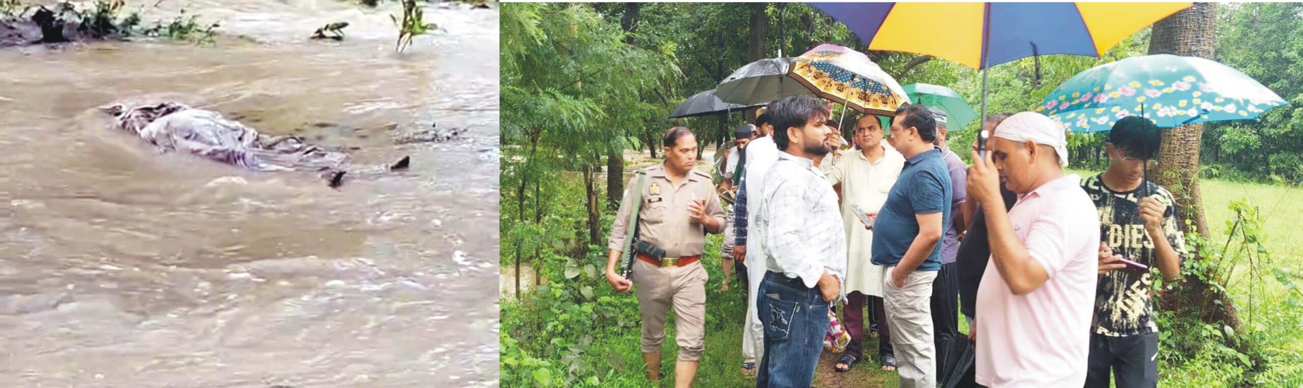 The Raging Face of the Rain: Floodwaters Reach the Graveyard, Graves Exposed